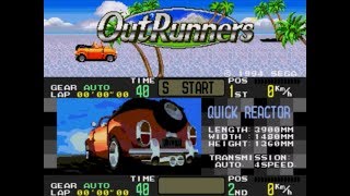 OutRunners 1994 Mega Drive Playthrough [upl. by Hna]