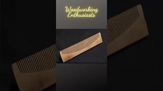 Unveiling the Beauty of a Rare Boxwood Comb Crafted from a 100yearold Tree Plank [upl. by Gnilyarg]