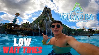 An Empty Day at Volcano Bay  Orlandos Best Water Park  Krakatau POV [upl. by Arondell]