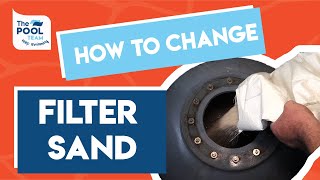 How to Change Your Pool Filter Sand  Swimming Pool DIY [upl. by Anohsal721]