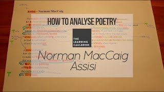 Norman MacCaigs quotAssisiquot  How to Analyse Poetry [upl. by Nalon176]