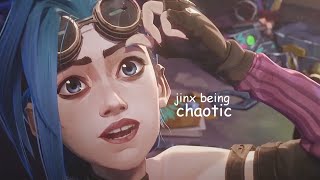 jinx being chaotic for 4 minutes straight [upl. by Cally]