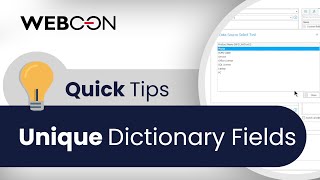 Validating unique values in Dictionary Fields 💡Quick Tips [upl. by Lebar236]