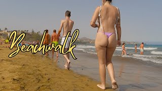 ☀️BEACH WALK In SPAIN☀️Playa Del Ingles  SUMMER 2024 [upl. by Ob]