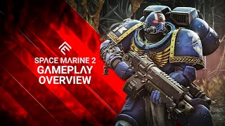 Warhammer 40000 Space Marine 2  Gameplay Overview Trailer [upl. by Ayotac]