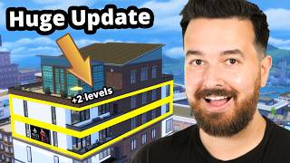 Building with the biggest Sims 4 update in 2024 [upl. by Abehs]