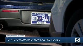 State evaluating newlyapproved Tennessee license plates [upl. by Kreiner]