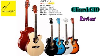 Chard C19 Acoustic Guitar  Sound Review [upl. by Yliah]