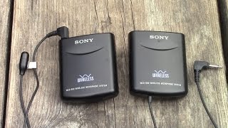 Sony WCS999 Wireless Microphone System Review [upl. by Herbst624]