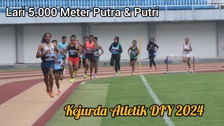 LARI 5000 METER PUTRA DAN PUTRI KEJURDA ATLETIK DIY 2024 effypelaritua [upl. by Tija]