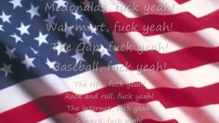 Team America  America Fck Yeah Lyrics [upl. by Erikson]