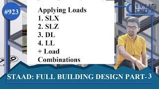 STAAD Pro Tutorials  RCC Slab Design  Day 7   Civil Engineering [upl. by Aisenat]