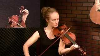 Hector The Hero Air  Scottish Fiddle Lesson by Hanneke Cassel [upl. by Gerg862]