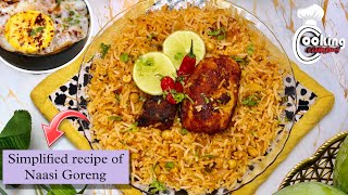 Simplified Malaysian NAASI GORENG AYAM recipe in India cookingcampuscc  How to make Naasi Goreng [upl. by Alber88]