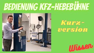 KFZ Hebebühne  Bedienung NUSSBAUM [upl. by Domenico]