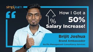 Simplilearn Reviews  Brijit Joshuas UIUX Upskilling Journey – 50 Salary Hike And Recognition [upl. by Secnarfyram]