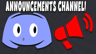 How to Make a Discord Announcements Channel [upl. by Lenette]