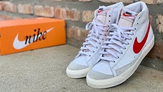 Nike Blazer Mid 77 Vintage “Habanero Red” review [upl. by Georgianne]