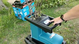 Makita UD2500 Electric Shredder unboxing and first time test  shashlik [upl. by Rigdon]