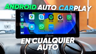 COMO tener ANDROID AUTO o APPLE CARPLAY en cualquier AUTO [upl. by Susejedesoj]