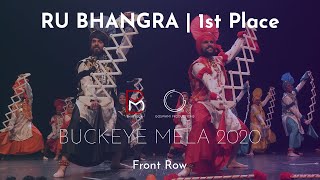 RU Bhangra  1st Place  Buckeye Mela XIII  Official Front Row Video [upl. by Nettirb]