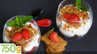 Tiramisu aux fraises et spéculoos  750g [upl. by Haduj]