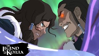 Korra Fights Unalaq in the Spirit World  Full Scene  The Legend of Korra [upl. by Tsyhtema]