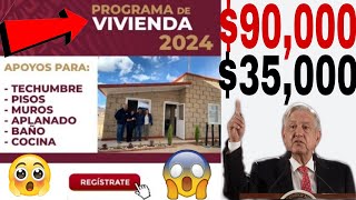 🥊VIVIENDA BIENESTAR 90000 Y 35000 EDAD 18 AÑOS REGISTRO Y REQUISITOS FÁCIL Y RÁPIDO AQUÍ [upl. by Drofhsa]