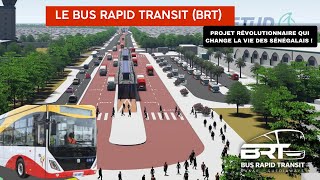 Le Bus Rapid Transit BRT  Projet révolutionnaire qui change la vie des Sénégalais [upl. by Ronaele896]