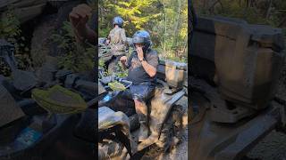 Found some mud mudslinging atvmudding ohcnb oakhillcrew newbrunswick atvadventures [upl. by Marmaduke]