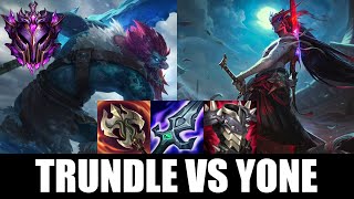 Trundle Top vs Yone Season 14 [upl. by Acinimod]