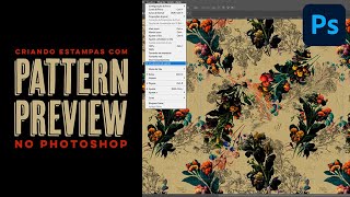 Visualização de Padrão  Rapport de estampa no Photoshop Pattern Preview [upl. by Seldon885]