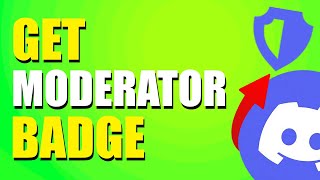 How To Get Discord Moderator Badge 2024 [upl. by Peh]