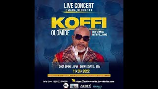 Koffi Olomide live in Nebraska Lalbum Legende Diamonds est disponible sur toutes les plateformed [upl. by Arrim]