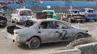 2024  Bumper Swap Compacts  Vermont State Championship Demolition Derby [upl. by Bradford]