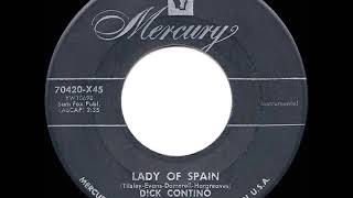 1954 HITS ARCHIVE Lady Of Spain  Dick Contino [upl. by Jesse]