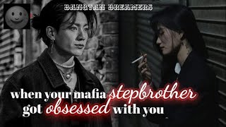 Ep5when your mafia stepbrother got Obsessed with you mafia series jungkookff jkff btsff [upl. by Linsk]