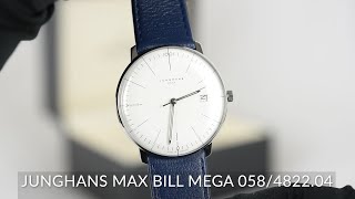 Junghans Max Bill Mega 058482204 [upl. by Oni325]