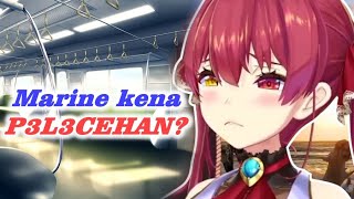 KETIKA MARINE KENA P3L3CEHAN DI KERETA  HOLOLIVE SUB INDO [upl. by Clie]