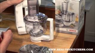 Bosch Mixers Attaching the Food Processor [upl. by Nnylak]