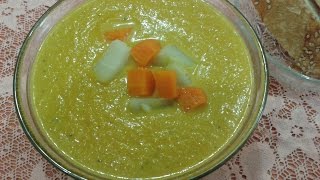 CREMA DE ZANAHORIA CON CHAYOTE [upl. by Anitnemelc]