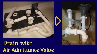 How to Install a Drain with an Air Admittance Valve [upl. by Sosthena]