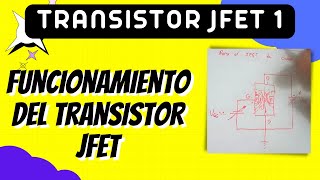 Funcionamiento y Características básicas Transistor JFET 1 [upl. by Anidam564]