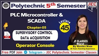 45 UPBTE Polytechnic Fifth 5th Semester PLC Microcontroller amp SCADA  PLC  JE CLASSES Meerut [upl. by Pratt61]