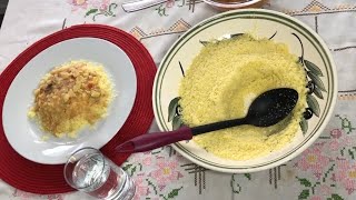 Couscous aux fèves sèches Abisar كسكس بالفول اليابس [upl. by Boorer]