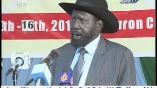 National Conference of SPLA Board  Presidents Salva Kiir Speech [upl. by Oremar]