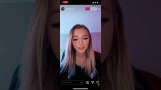 ZOE LAVERNE LIVE ABOUT HER AND CONNOR NOV 1 2020 [upl. by Aicenet]