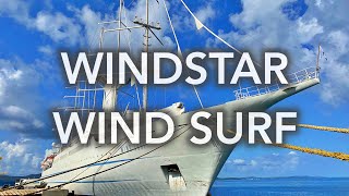 Windstar Wind Surf  4K video tour of the worlds largest sailing cruise ship [upl. by Amar86]