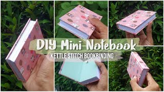 Membuat Mini Notebook  DIY Kettle Stitch Bookbinding [upl. by Dleifxam]