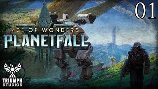 Age Of Wonders Planetfall  Tutorial Mission  Walkthrough  Just Getting Started [upl. by Shiau835]